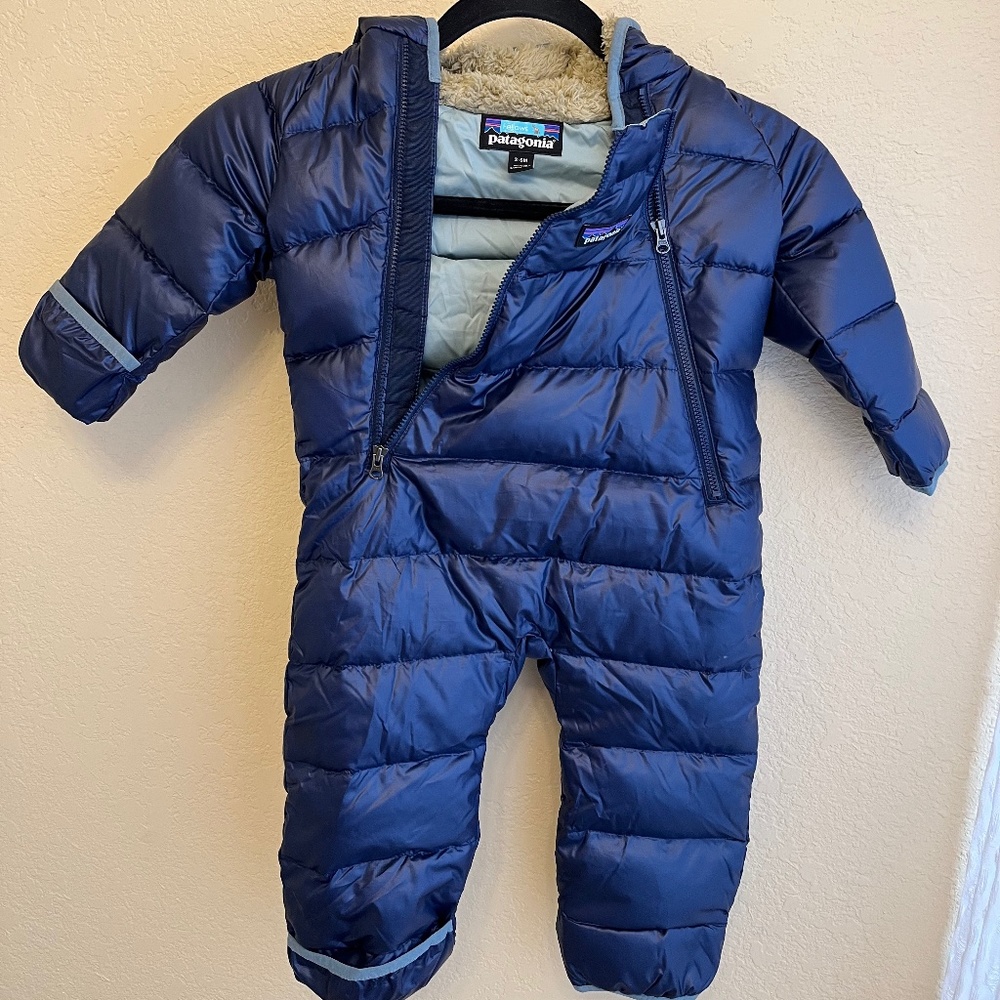 Blue Size 3month-6month Patagonia Snow Suit